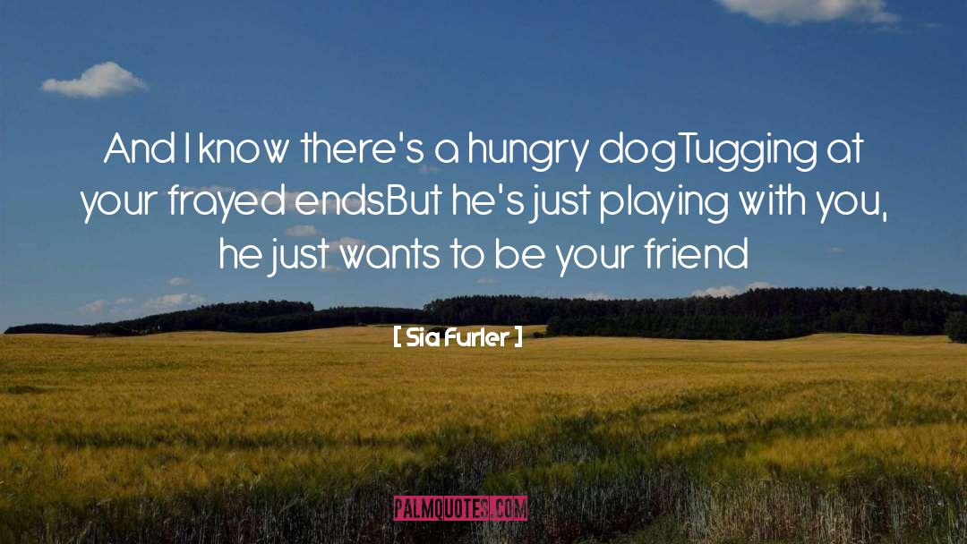 Tugging quotes by Sia Furler