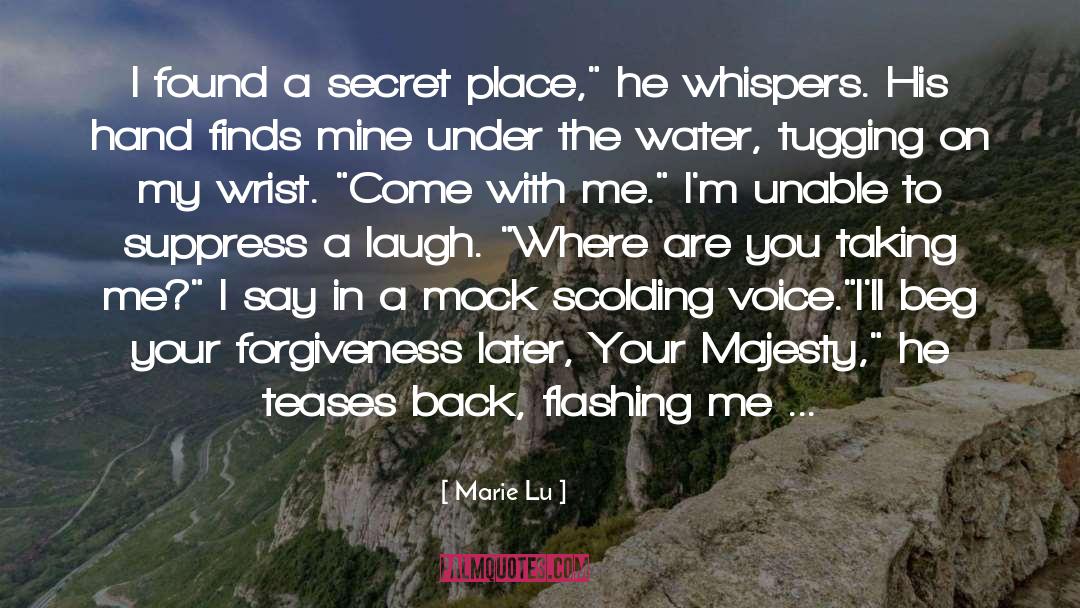 Tugging quotes by Marie Lu