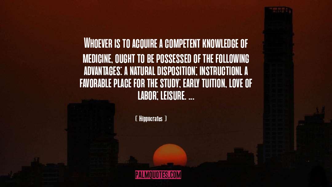 Tuition quotes by Hippocrates