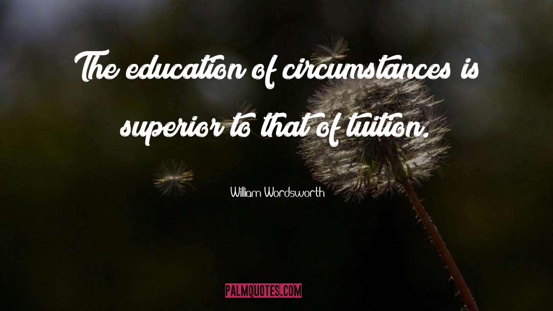 Tuition quotes by William Wordsworth