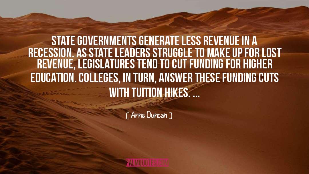 Tuition quotes by Arne Duncan