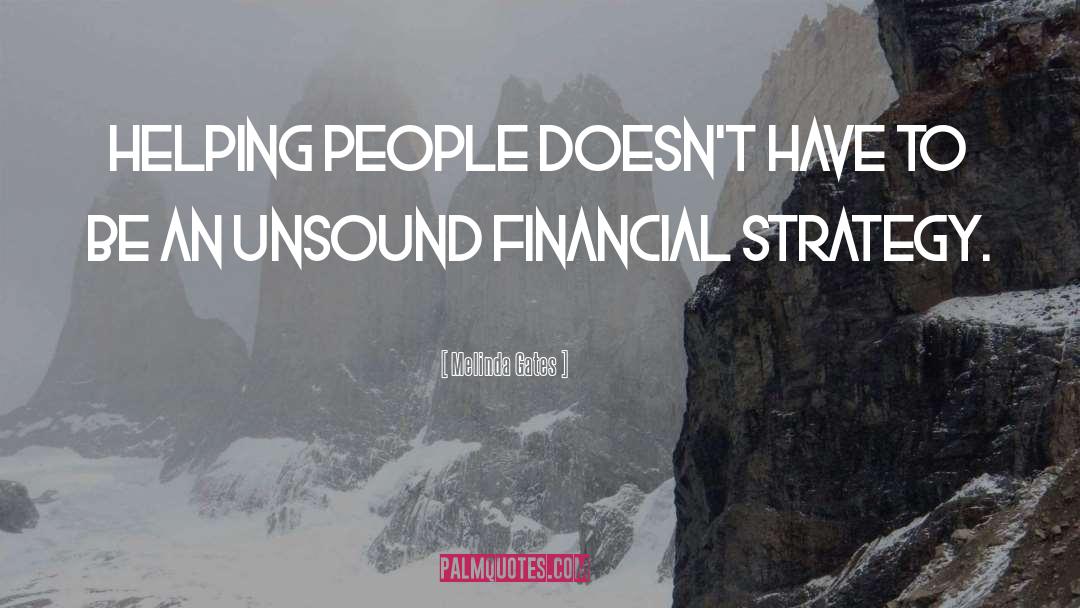 Tumolo Financial quotes by Melinda Gates