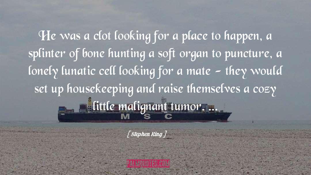 Tumor quotes by Stephen King