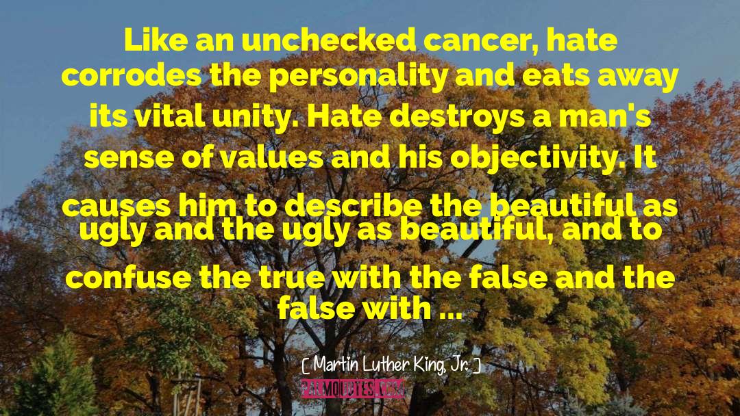 Tumorous Cancer quotes by Martin Luther King, Jr.