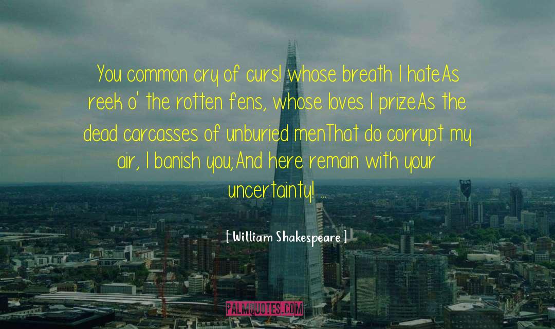 Tuna Breath quotes by William Shakespeare