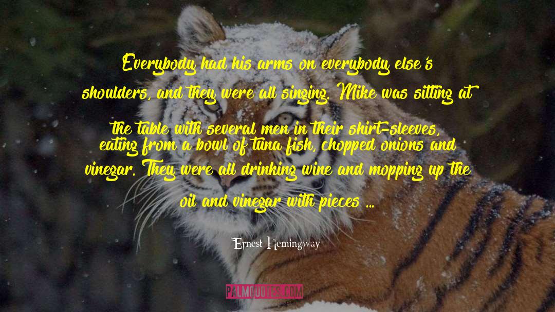 Tuna quotes by Ernest Hemingway