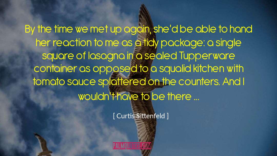 Tupperware quotes by Curtis Sittenfeld