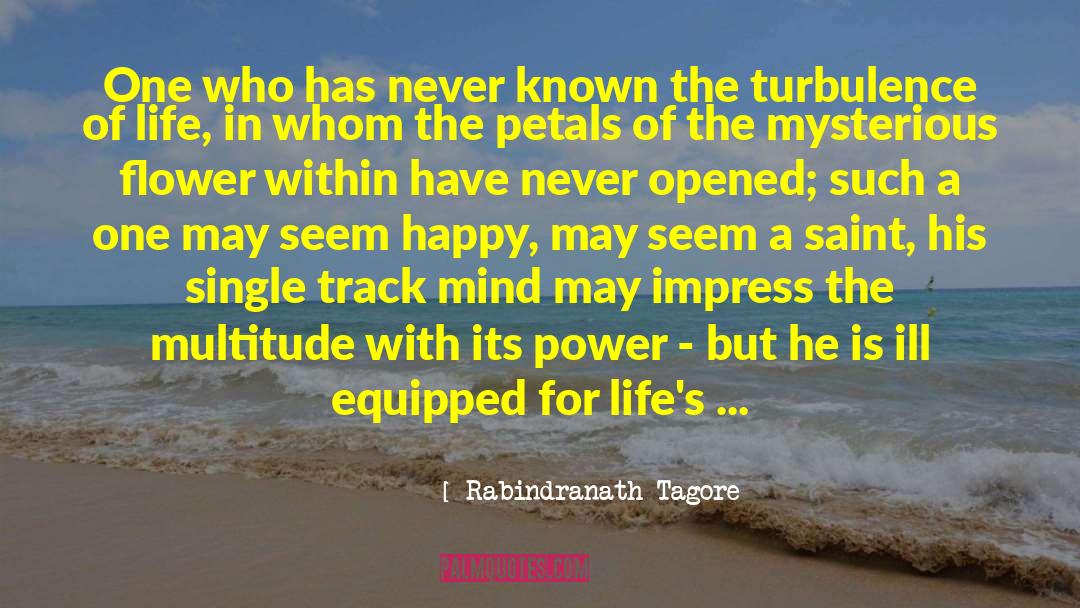 Turbulence quotes by Rabindranath Tagore