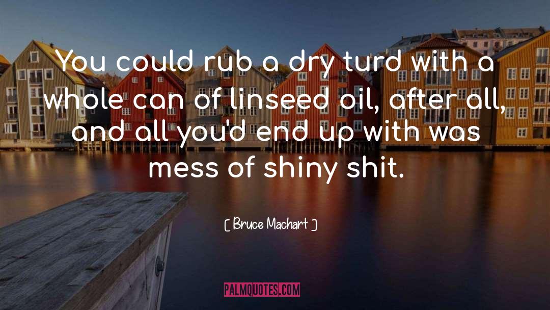 Turd quotes by Bruce Machart