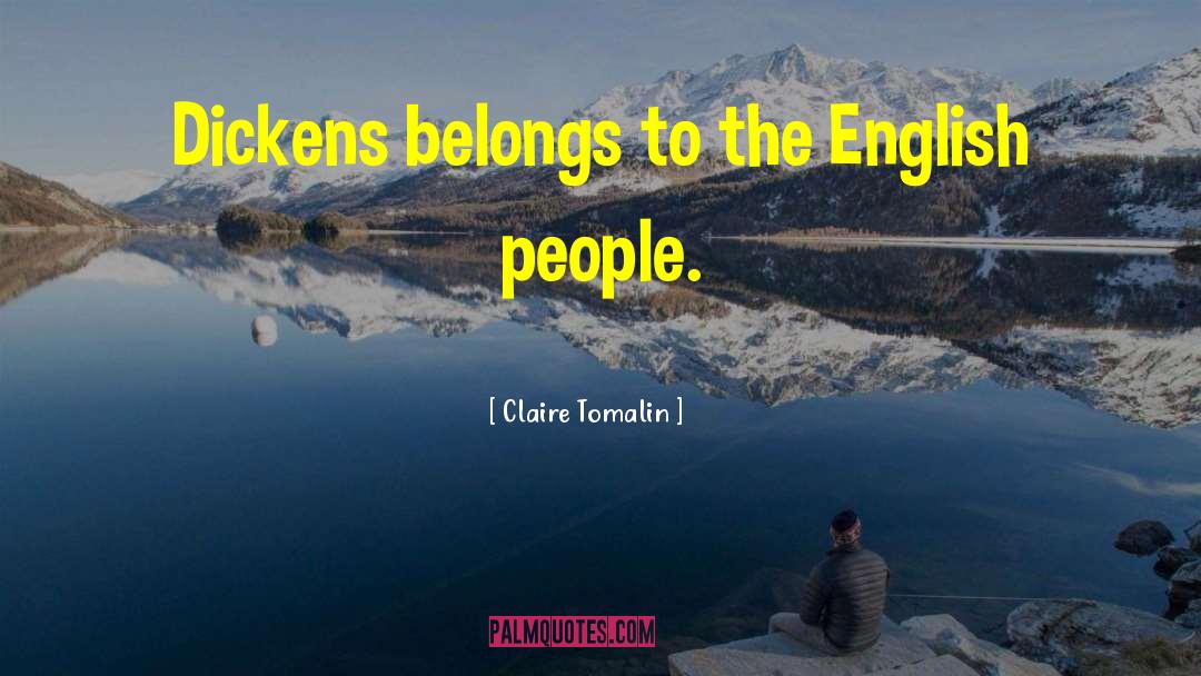 Ture Belongs quotes by Claire Tomalin