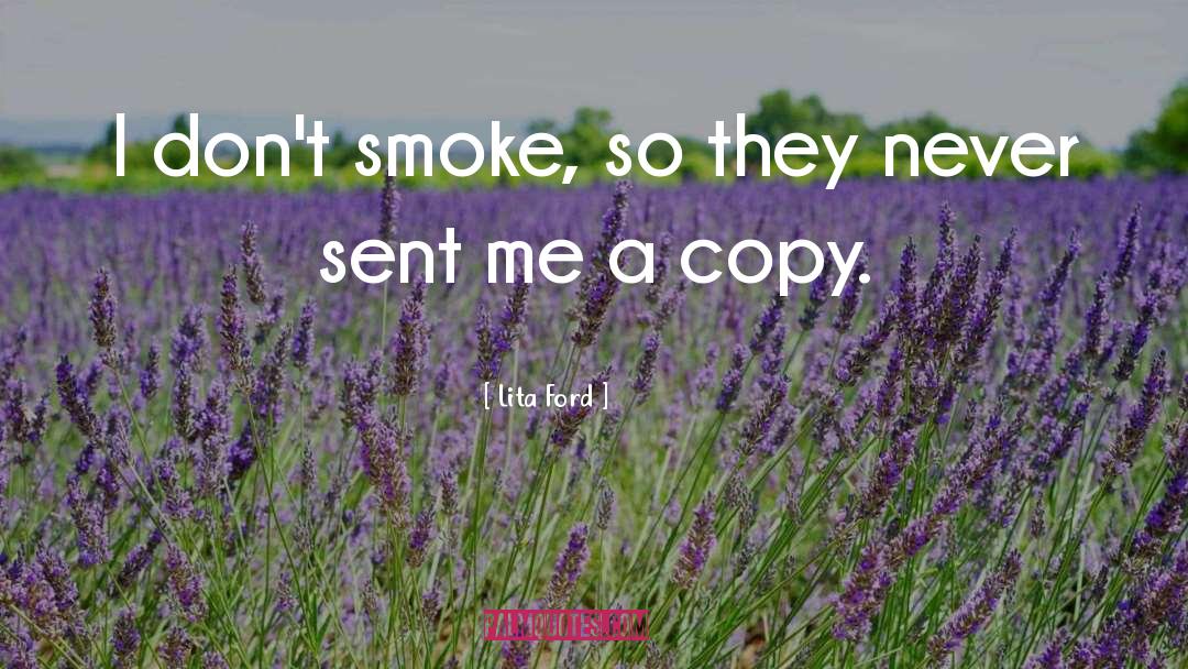 Turf Smoke quotes by Lita Ford