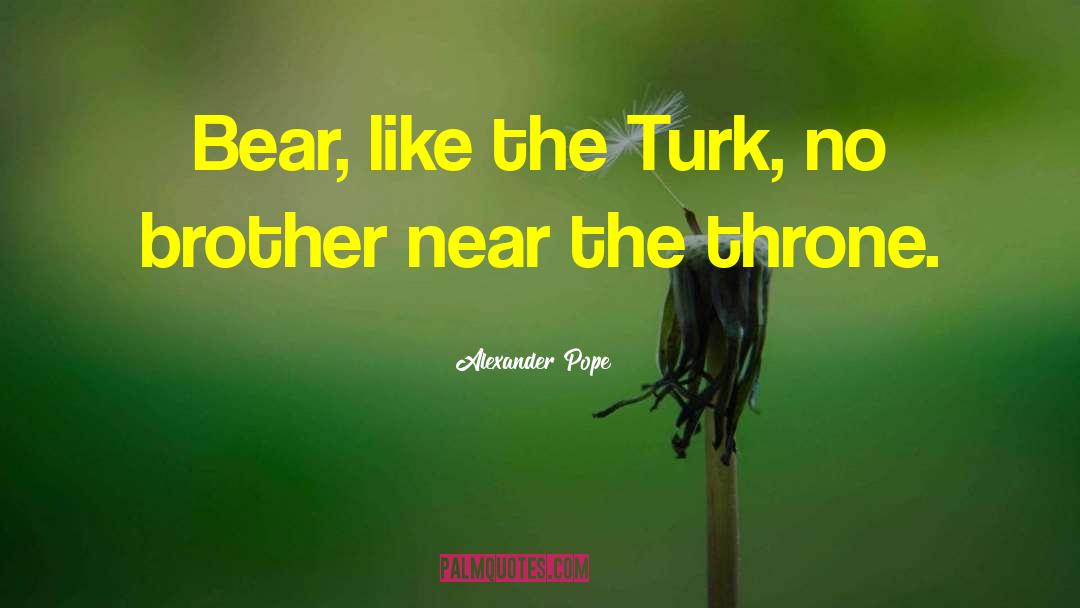 Turk quotes by Alexander Pope