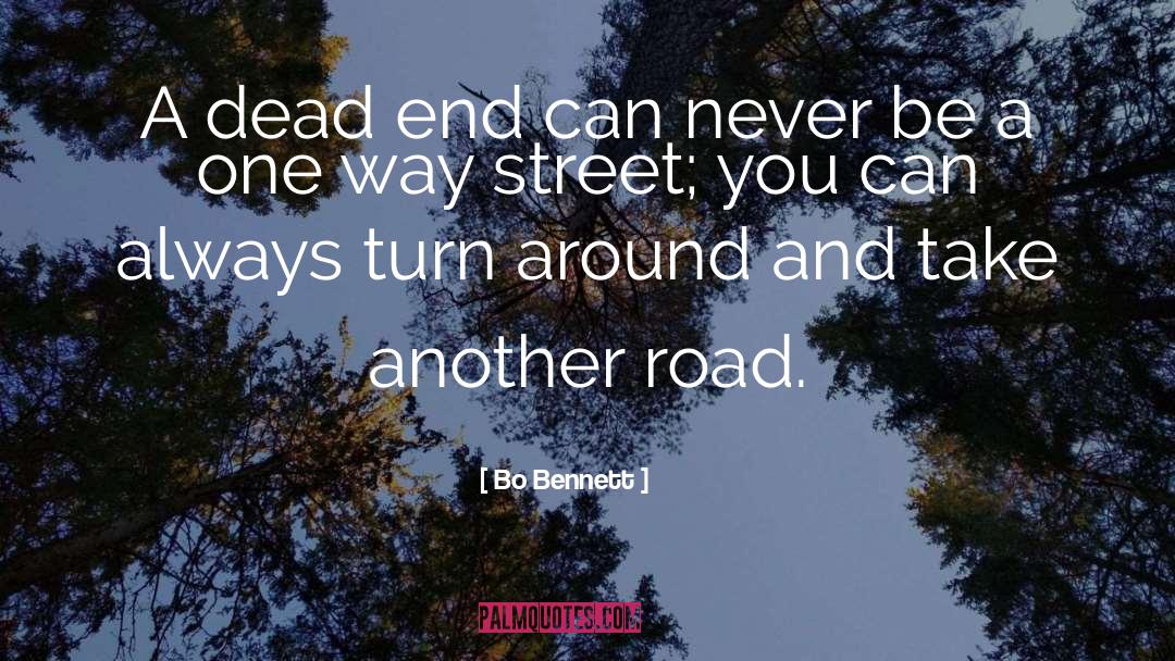 Turn Around quotes by Bo Bennett