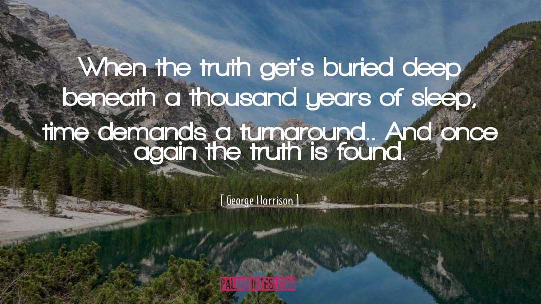 Turnaround quotes by George Harrison