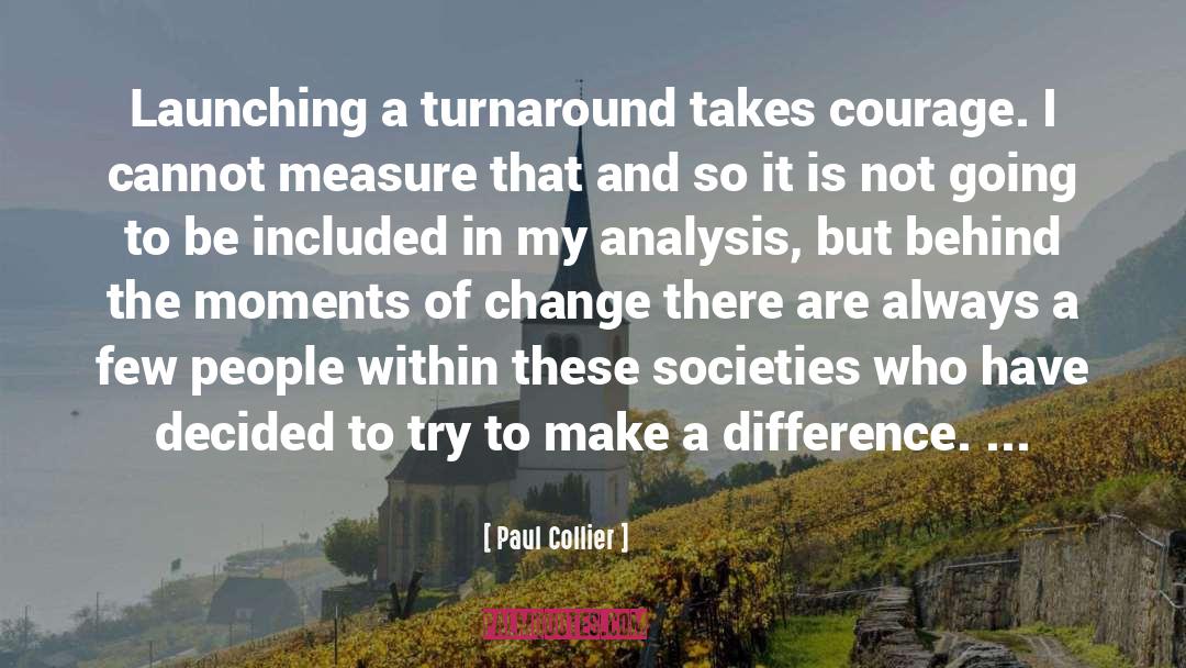 Turnaround quotes by Paul Collier