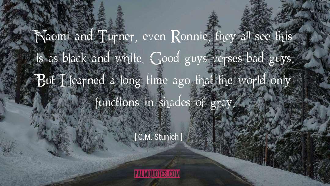 Turner quotes by C.M. Stunich