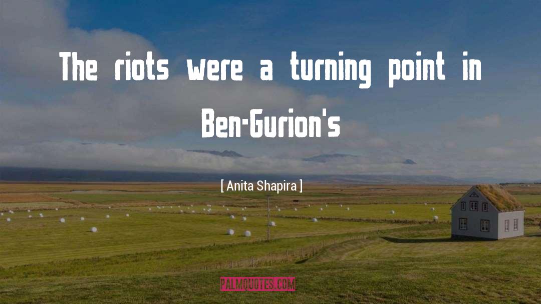 Turning Point quotes by Anita Shapira