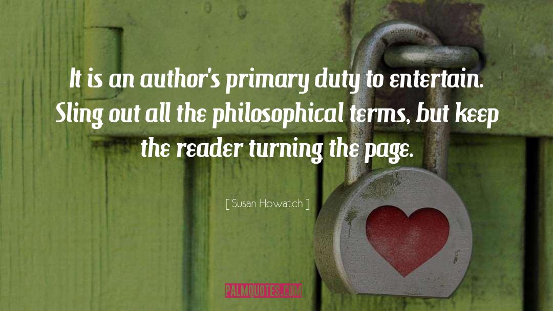 Turning The Page quotes by Susan Howatch