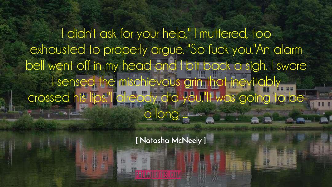 Turning Your Back quotes by Natasha McNeely