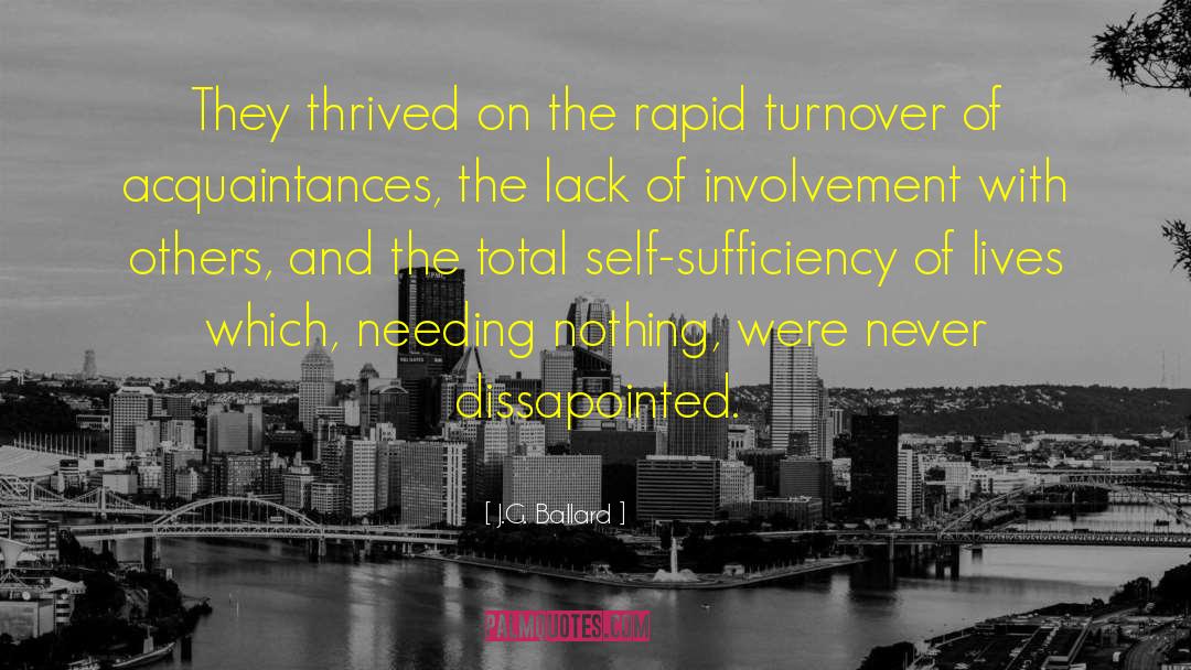 Turnover quotes by J.G. Ballard