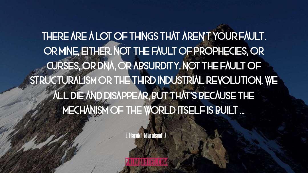 Turnpikes Industrial Revolution quotes by Haruki Murakami