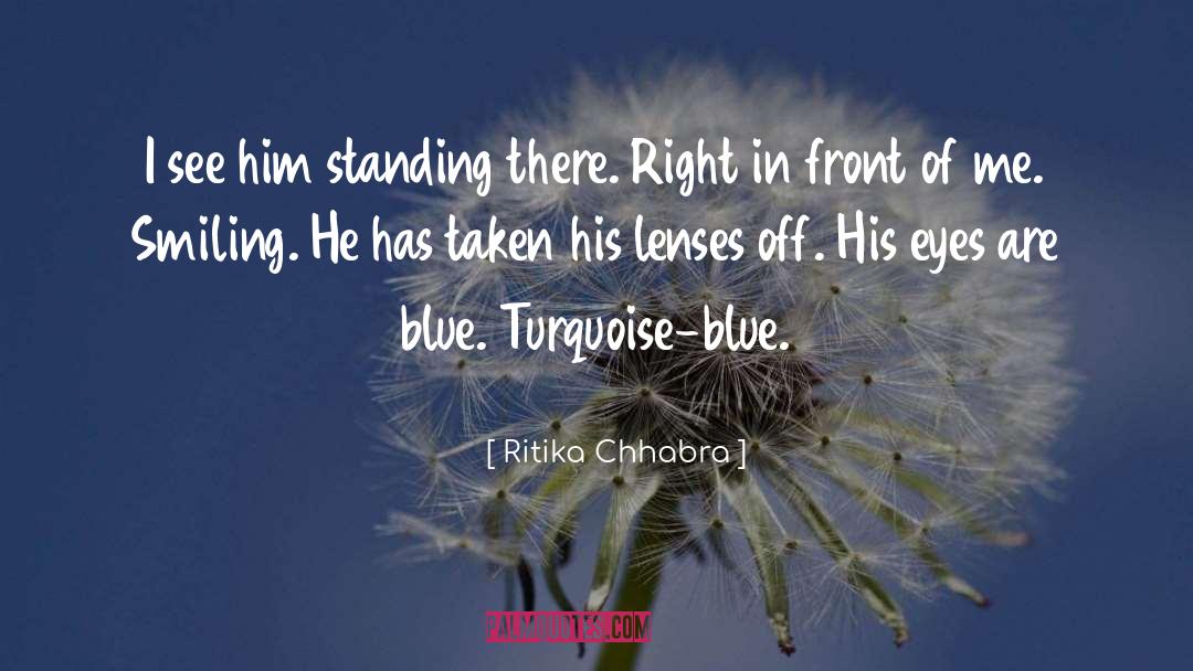 Turquoise Eyes quotes by Ritika Chhabra