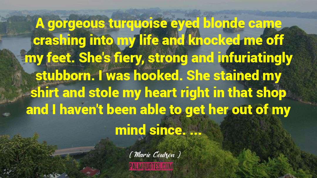 Turquoise quotes by Marie Coulson