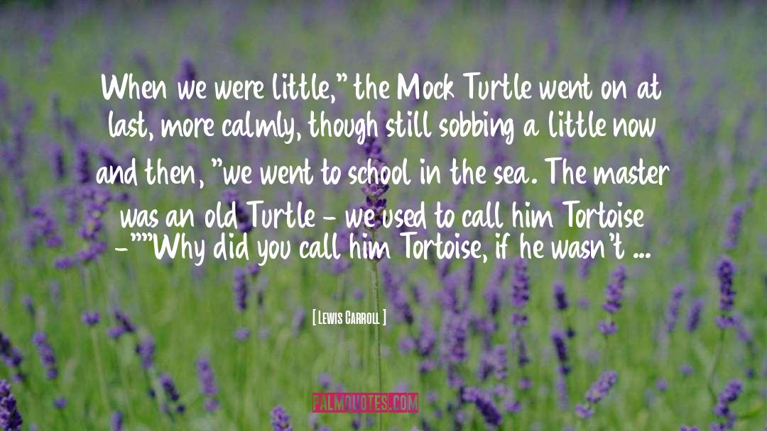 Turtle quotes by Lewis Carroll
