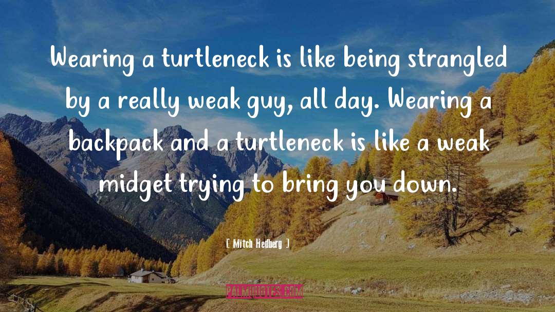 Turtleneck quotes by Mitch Hedberg