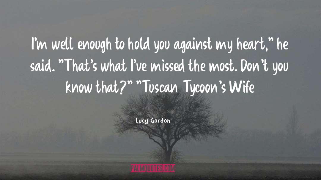 Tuscan quotes by Lucy Gordon