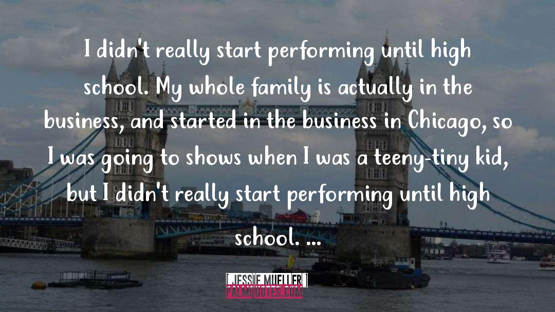 Tushingham School quotes by Jessie Mueller