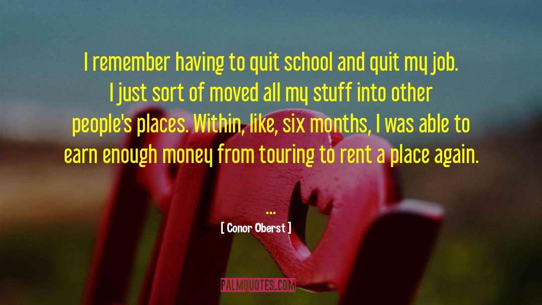 Tushingham School quotes by Conor Oberst