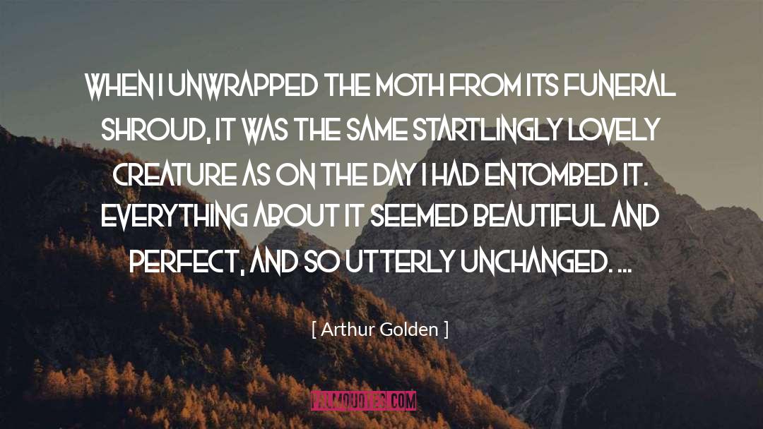 Tussock Moth quotes by Arthur Golden