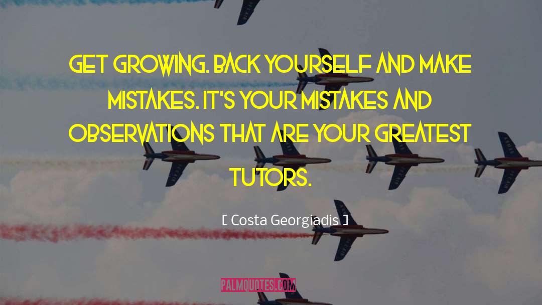 Tutors quotes by Costa Georgiadis