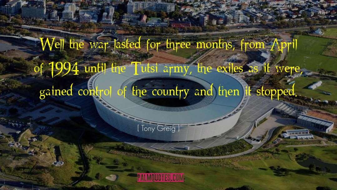 Tutsi quotes by Tony Greig