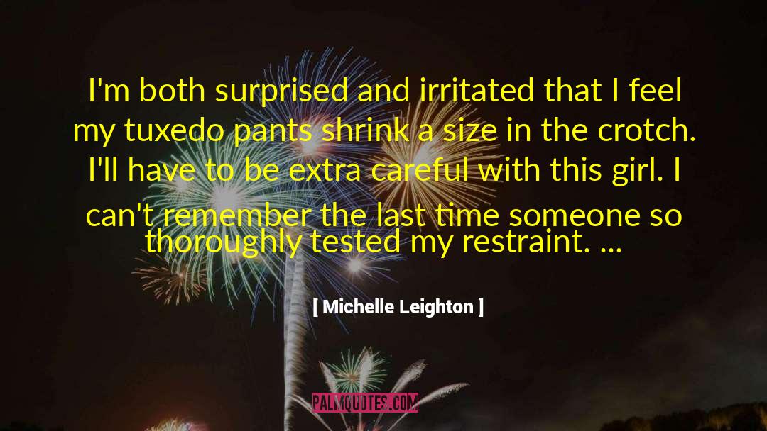 Tuxedo quotes by Michelle Leighton