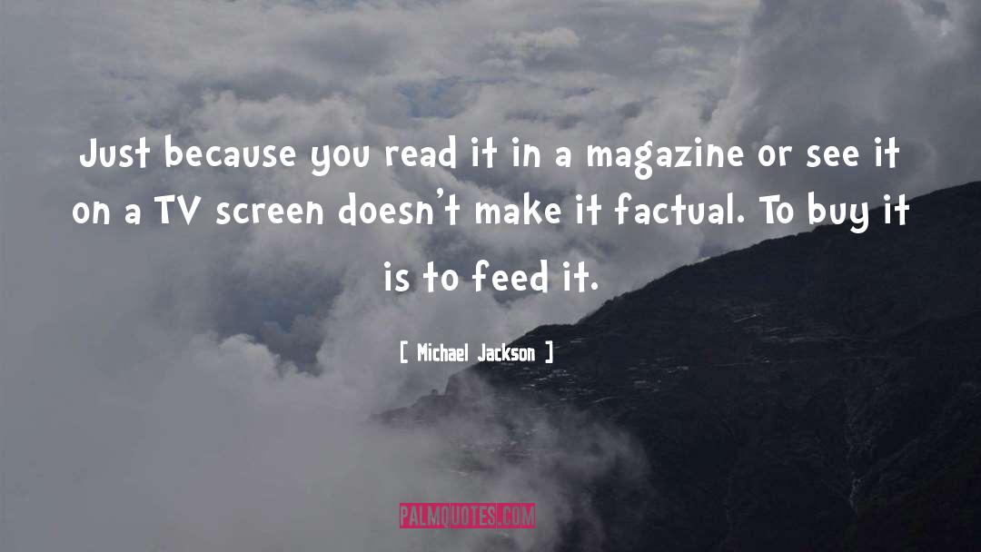 Tv Screen quotes by Michael Jackson