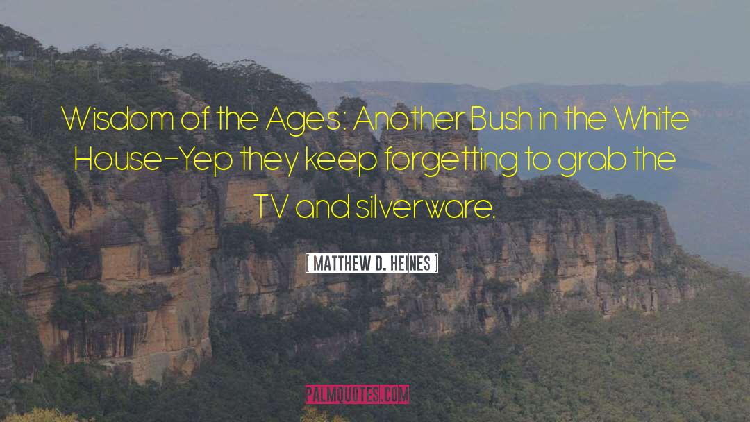 Tv Screen quotes by Matthew D. Heines