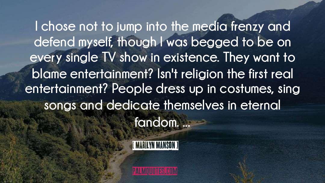 Tv Show quotes by Marilyn Manson