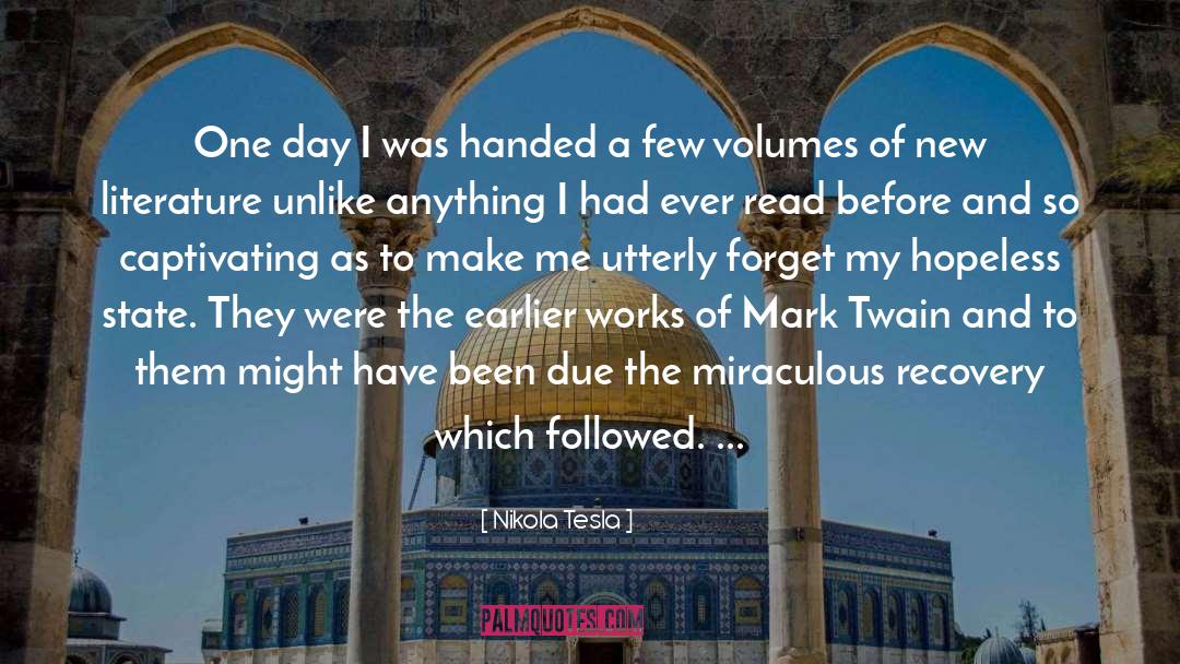 Twain quotes by Nikola Tesla