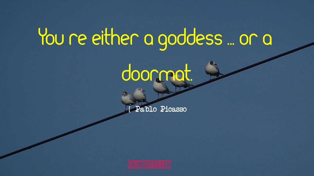 Tweeting Goddess quotes by Pablo Picasso