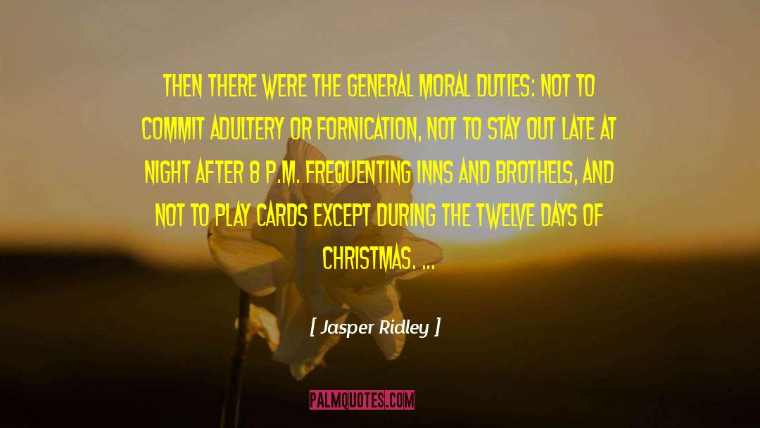 Twelve Days Of Christmas quotes by Jasper Ridley