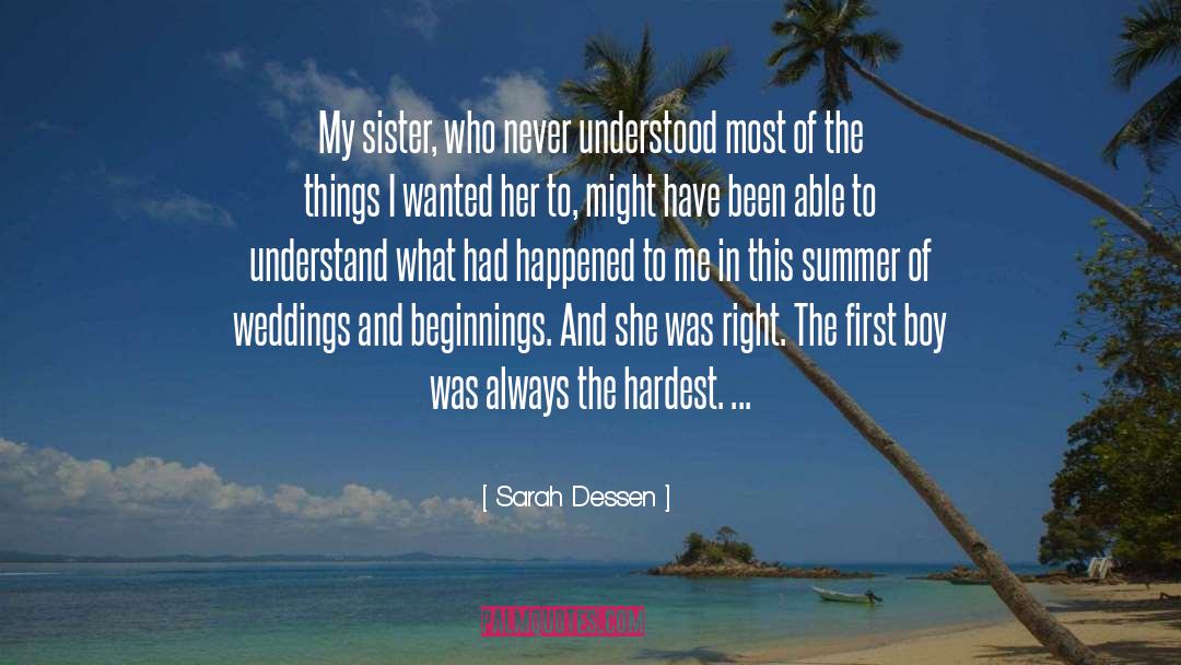 Twenty Boy Summer quotes by Sarah Dessen