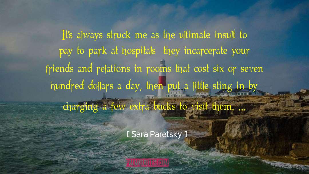 Twenty Dollars quotes by Sara Paretsky