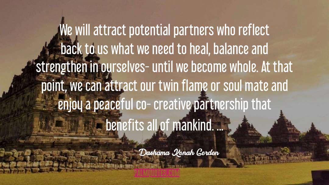 Twin Flame Lovers quotes by Dashama Konah Gordon