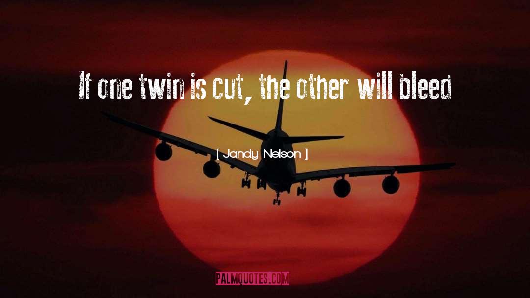 Twin quotes by Jandy Nelson