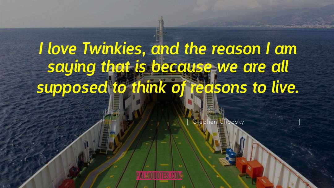 Twinkies quotes by Stephen Chbosky