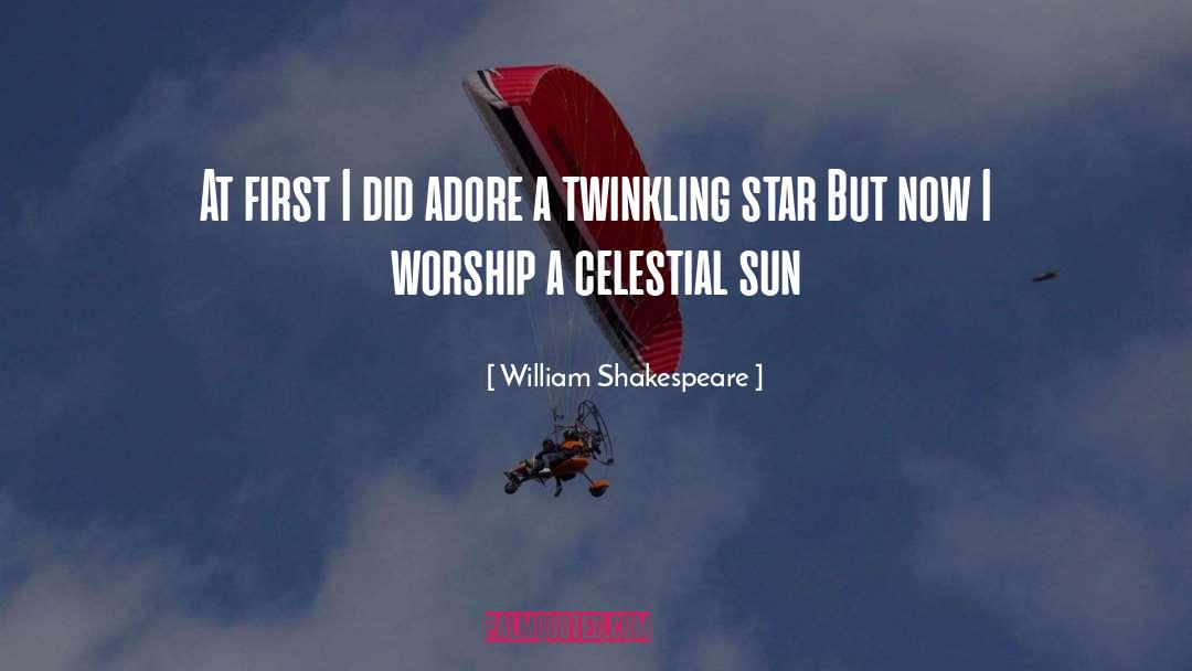 Twinkling Star quotes by William Shakespeare