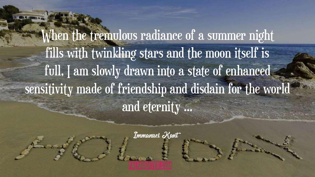 Twinkling Stars quotes by Immanuel Kant