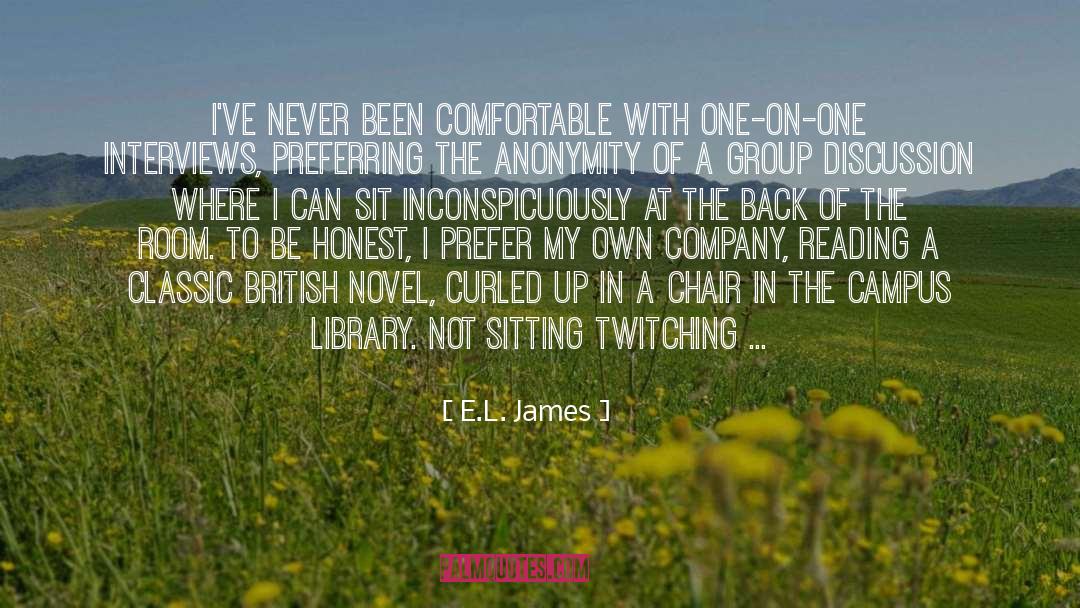Twitching quotes by E.L. James